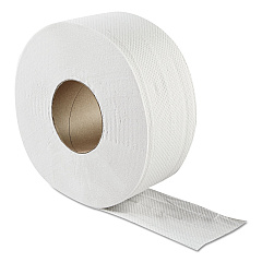 GEN JRT Jumbo Bath Tissue, Septic Safe, 2-Ply, White, 3.3" x 500 ft, 12/Carton (GENULTRA9B)
