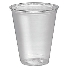 Dart Ultra Clear Cups, 7 oz, PET, 50/Bag, 20 Bags/Carton (TP7)