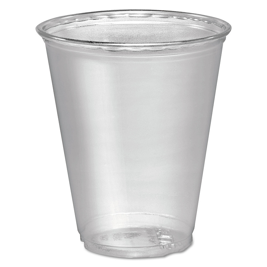 Dart Ultra Clear Cups, 7 oz, PET, 50/Bag, 20 Bags/Carton (TP7)