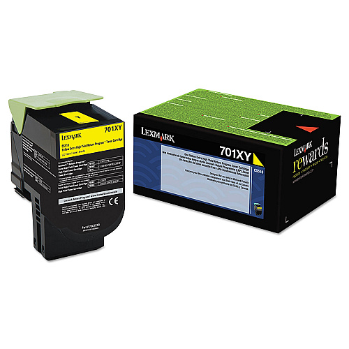 Lexmark 70C0X40 Yellow Toner Cartridge