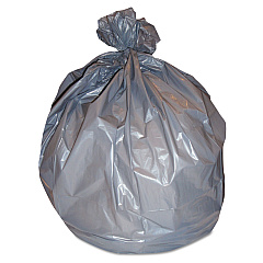 Heritage Linear Low-Density Can Liners, 30 gal, 1.1 mil, 30" x 36", Gray, 250/Carton (H6036SG)