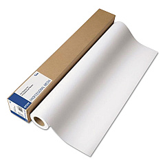 Professional Media Metallic Photo Paper, 10.5 mil, 36" x 100 ft, Gloss White