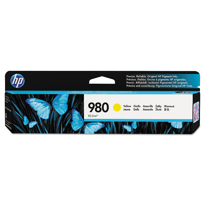 HP D8J09A Yellow Ink Cartridge