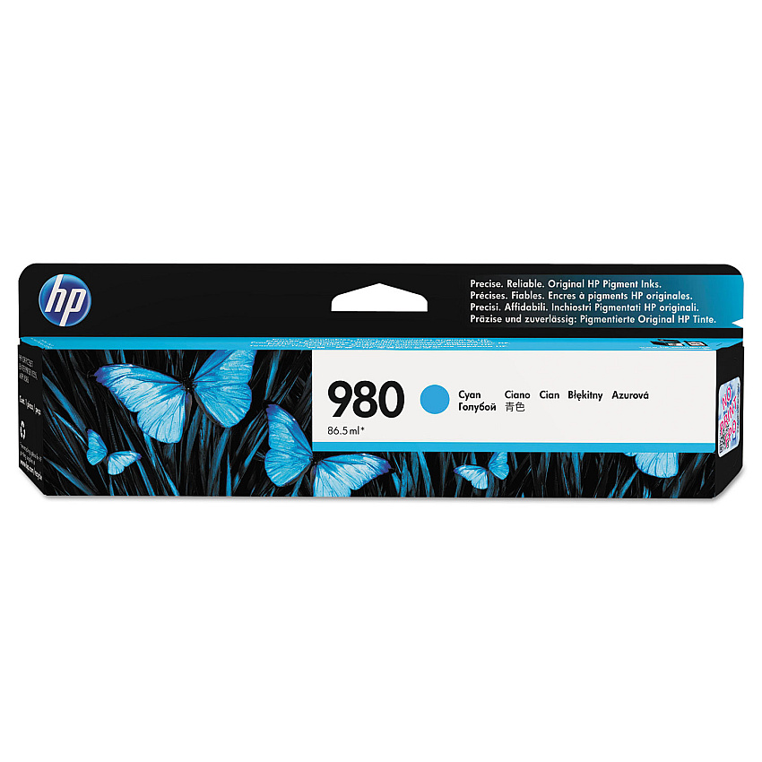 HP D8J07A Cyan Ink Cartridge