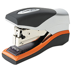 Swingline Optima 40 Compact Stapler, 40-Sheet Capacity, Black/Silver/Orange (87842)
