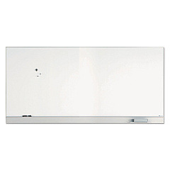 Iceberg Polarity Magnetic Dry Erase White Board, Coated Steel, 96 x 46, Aluminum Frame (31280)