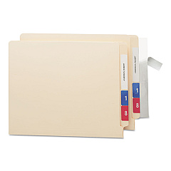 Smead Seal and View File Folder Label Protector, Clear Laminate, 8 x 1-11/16, 100/Pack (67608)