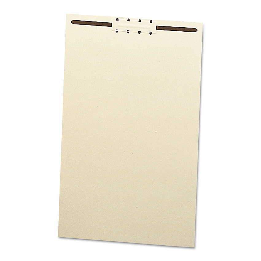 Smead File Backs with 2" Capacity Prong Fasteners, Legal Size, Manila, 100/Box (35521)