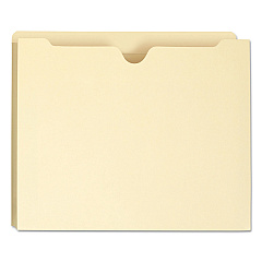 Smead Manila File Jackets, 2-Ply Straight Tab, Letter Size, Manila, 50/Box (75520)