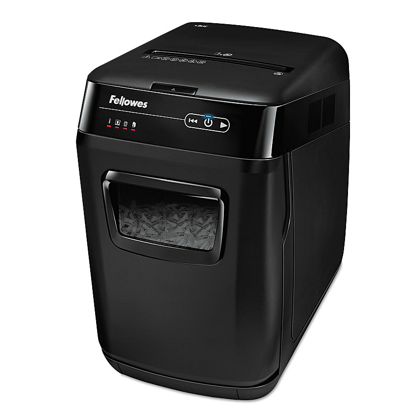 Fellowes AutoMax 150C Auto Feed Cross-Cut Shredder, 150 Auto/8 Manual Sheet Capacity (4680001)
