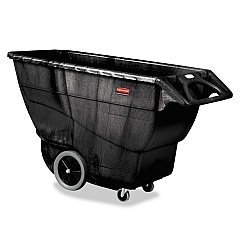 Rubbermaid Commercial Structural Foam Tilt Truck, Rectangular, 2,100 lb Capacity, Black (9T16BLA)