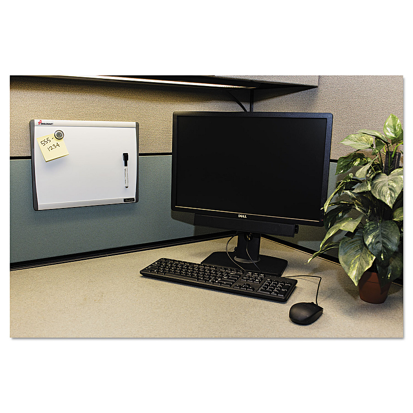 AbilityOne 7110016222132 SKILCRAFT Quartet Cubicle Magnetic Dry Erase Board, 14 x 11