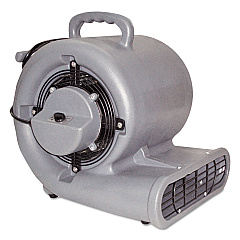 Mercury Floor Machines Air Mover, Three-Speed, 1,500 cfm, Gray, 20 ft Cord (1150)
