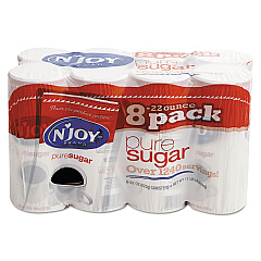 N'Joy Pure Sugar Cane, 22 oz Canisters, 8/Pack (827820)