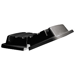Rubbermaid Commercial Lid for 8 Cubic Feet Truck, Rectangular, 17.5w x 27.25d x 20h, Black (4609BLA)