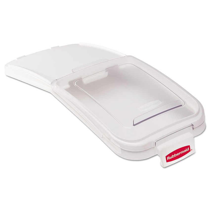 Rubbermaid Commercial ProSave Bin Replacement Lid and Scoop, For 3600-88 ProSave Bin, 12.13 x 29 x 1.9, Clear (9F77)