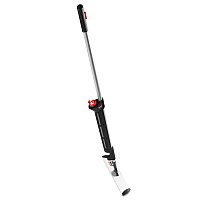 Rubbermaid Commercial HYGEN Pulse Microfiber Spray Mop System, 17" Wide Microfiber Head, 52" Black Plastic Handle (1863884)