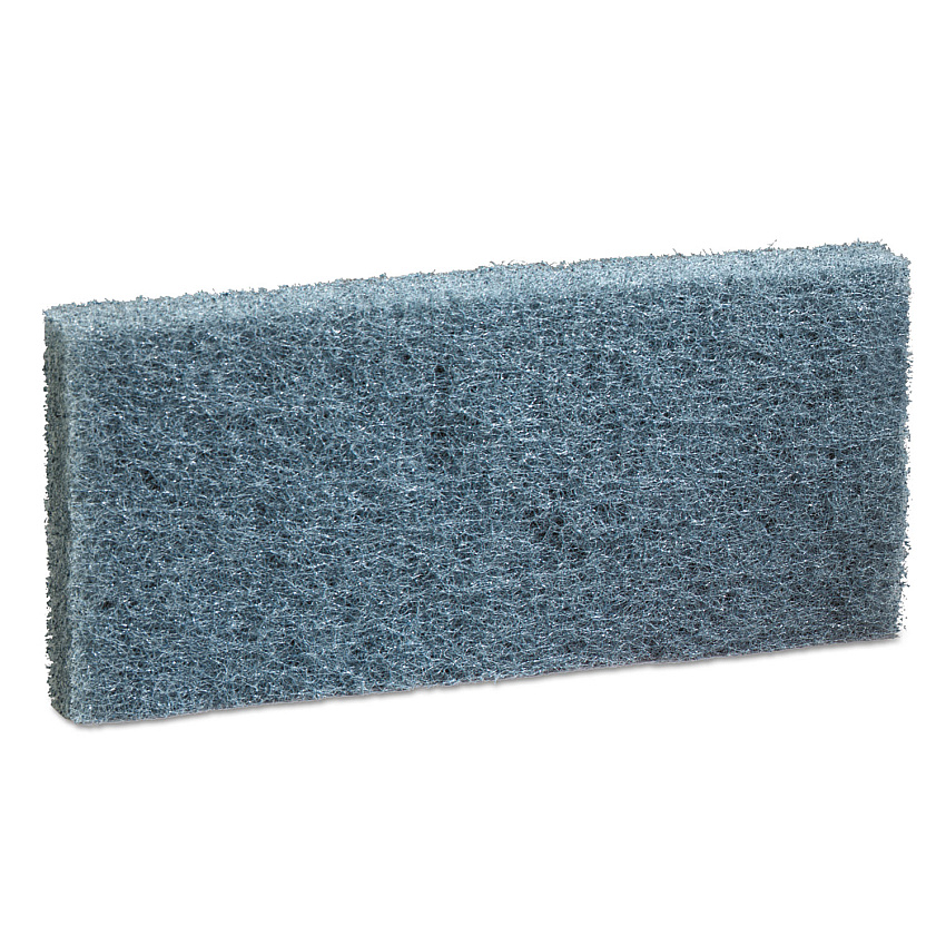 3M Doodlebug Scrub Pad, 4.63 x 10, Blue, 5/Pack, 4 Packs/Carton (08005)