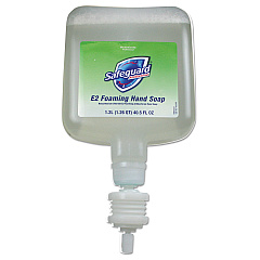 Safeguard Professional Antibacterial Foam Hand Soap, E-2 Formula, Unscented, 1,200 ml Refill, 4/Carton (47434)