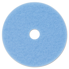 3M Hi-Performance Burnish Pad 3050, 27" Diameter, Sky Blue, 5/Carton (59824)