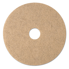 3M Ultra High-Speed Natural Blend Floor Burnishing Pads 3500, 20" Diameter, Tan, 5/Carton (19008)