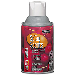 Chase Products Champion Sprayon SPRAYScents Metered Air Freshener Refill, Cherry Jubilee, 7 oz Aerosol Spray, 12/Carton (5181)