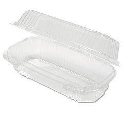 Pactiv Evergreen ClearView SmartLock Hinged Lid Container, 23 oz, 8.5 x 4 x 2.5, Clear, 250/Carton (YCI81048)