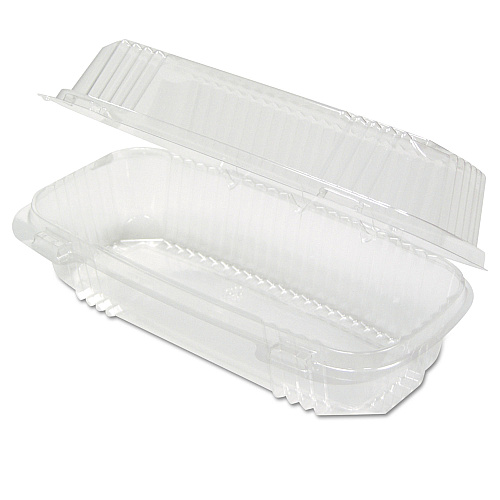 Pactiv Evergreen ClearView SmartLock Hinged Lid Container, 23 oz, 8.5 x 4 x 2.5, Clear, 250/Carton (YCI81048)