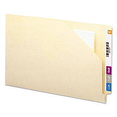 Smead End Tab Jackets with Reinforced Tabs, Straight Tab, Legal Size, 11-pt Manila, 100/Box (76700)