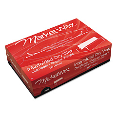 Bagcraft QF12 Interfolded Dry Wax Deli Paper, 12 x 10.75, White, 500/Box, 12 Boxes/Carton (011012)