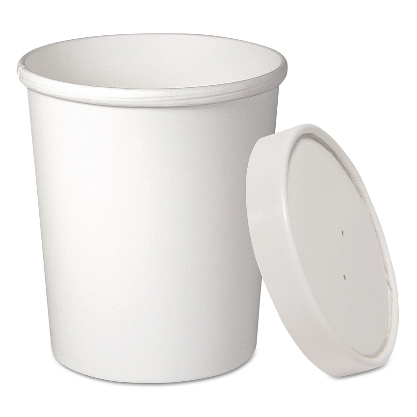 Dart Flexstyle Double Poly Food Combo Pack, 32 oz, White, 25/Pack, 10 Packs/Carton (KHB32A)