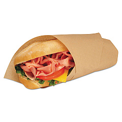 Bagcraft EcoCraft Grease-Resistant Paper Wraps and Liners, Natural, 14 x 14, 1,000/Box, 4 Boxes/Carton (300899)