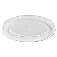 Chinet Plastic High Heat Vented Lid, Fits 16-32 oz, White, 50/Bag, 10/Bags Carton (89112)