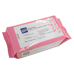 Sani Professional Nice 'n Clean Baby Wipes, 6.6 x 7.9, Scented, White, 80/Pack 12 Packs/Carton (A437FW)