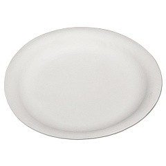 AbilityOne 7350002900594, SKILCRAFT, Dinnerware, Plates, 9" dia, White, 500/Carton