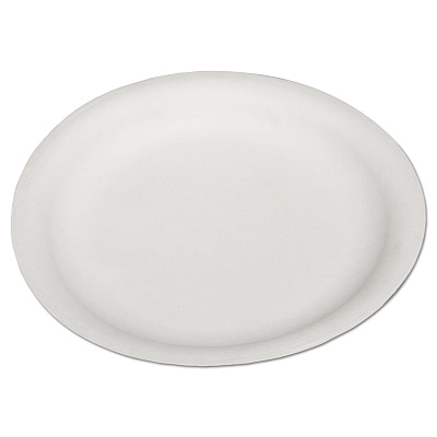 AbilityOne 7350002900594, SKILCRAFT, Dinnerware, Plates, 9" dia, White, 500/Carton