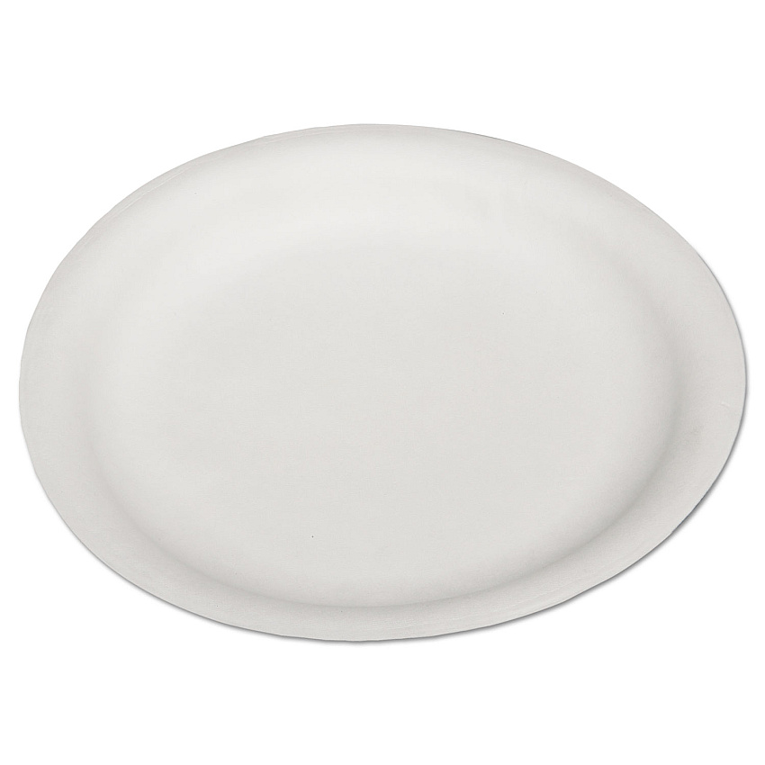 AbilityOne 7350002900594, SKILCRAFT, Dinnerware, Plates, 9" dia, White, 500/Carton