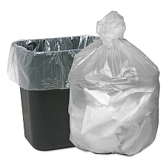 Good 'n Tuff Waste Can Liners, 10 gal, 6 microns, 24" x 24", Natural, 1,000/Carton (GNT2424)