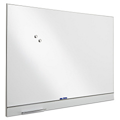 Iceberg Polarity Magnetic Dry Erase White Board, 72 x 46, White Surface, Silver Aluminum Frame (31260)