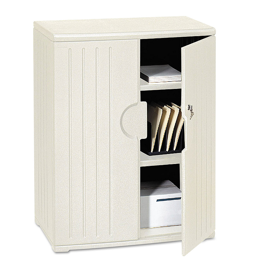 Iceberg Rough n Ready Storage Cabinet, Two-Shelf, 36 x 22 x 46, Platinum (92563)