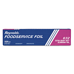 Reynolds Wrap Extra Heavy-Duty Aluminum Foil Roll, 18" x 500 ft, Silver (632)