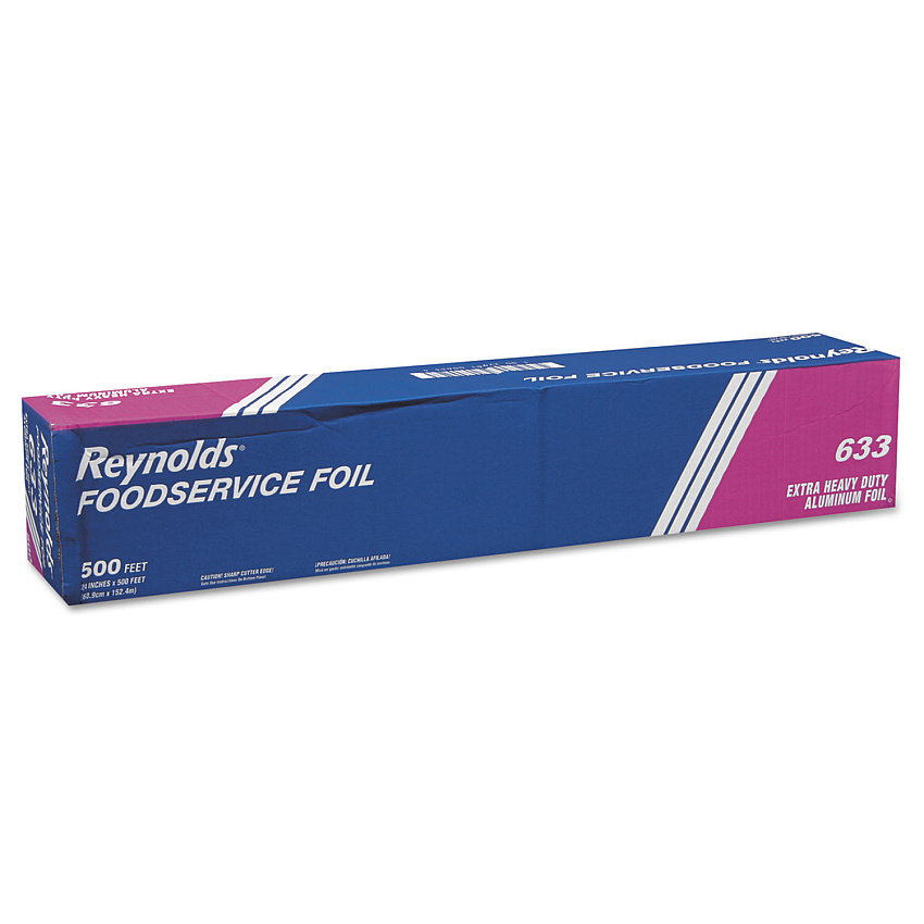 Reynolds Wrap Extra Heavy-Duty Aluminum Foil Roll, 24" x 500 ft, Silver (633)
