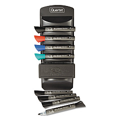 Quartet Marker Caddy Kit, Broad Chisel Tip, Assorted Colors, 8/Set (558)