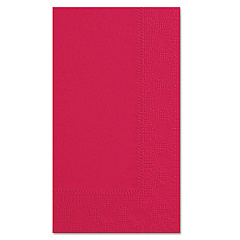 Hoffmaster Dinner Napkins, 2-Ply, 15 x 17, Red, 1000/Carton (180511)