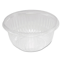 Dart PresentaBowls Clear Bowls, 16 oz, Plastic, 63/Bag, 504/Carton (C16B)