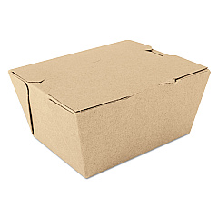 SCT ChampPak Carryout Boxes, #1, 4.38 x 3.5 x 2.5, Kraft, 450/Carton (0731)