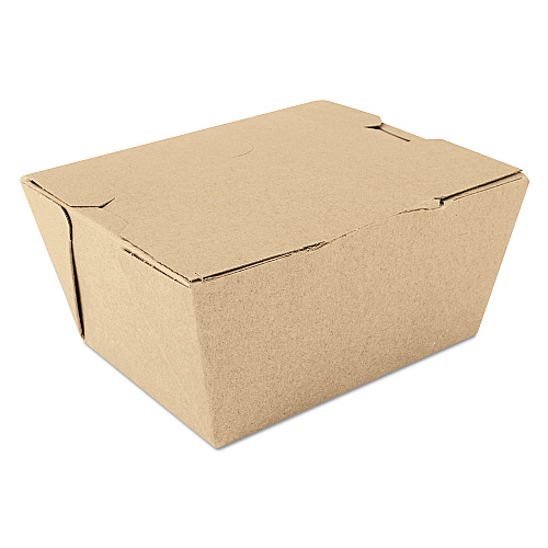 SCT ChampPak Carryout Boxes, #1, 4.38 x 3.5 x 2.5, Kraft, 450/Carton (0731)