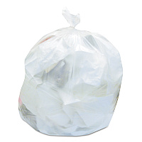Heritage High-Density Waste Can Liners, 30 gal, 8 microns, 30" x 37", Natural, 500/Carton (Z6037LNR01)