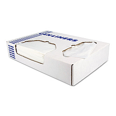 Heritage Linear Low-Density Can Liners, 16 gal, 0.35 mil, 24" x 32", Clear, 1,000/Carton (D4832RC)