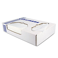 Heritage Linear Low-Density Can Liners, 60 gal, 1.5 mil, 38" x 58", Clear, 100/Carton (H7658AC)